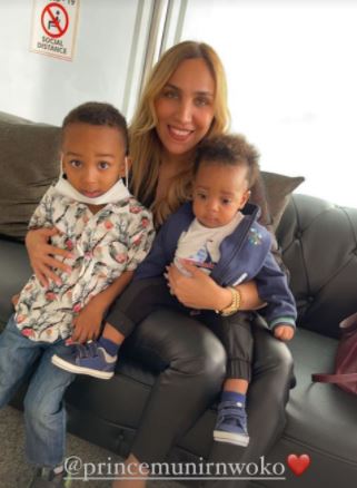 Regina Daniels hangs 