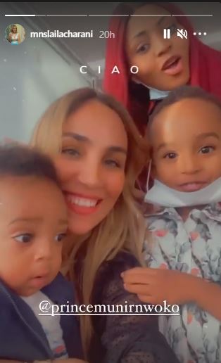 Regina Daniels hangs 