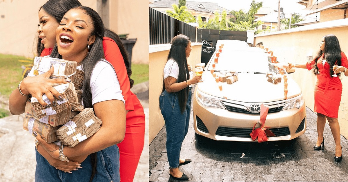 Laura Ikeji receives