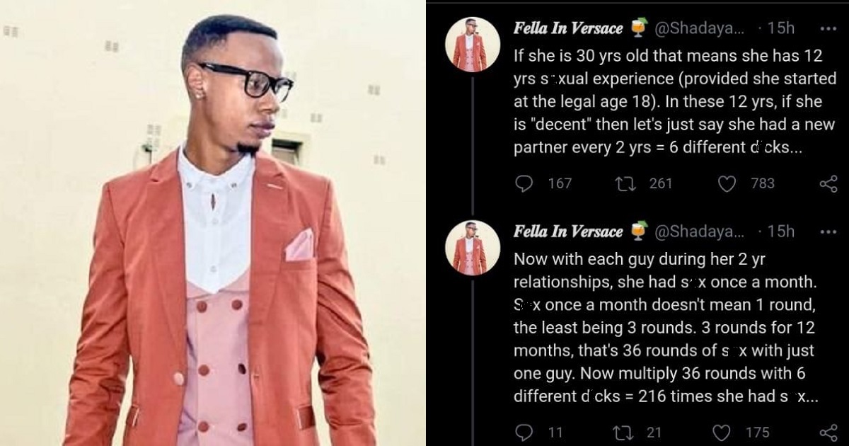 “No man in his right senses should marry a woman above 30” – South-African man says