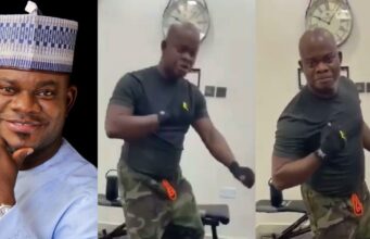 Yahaya Bello shows