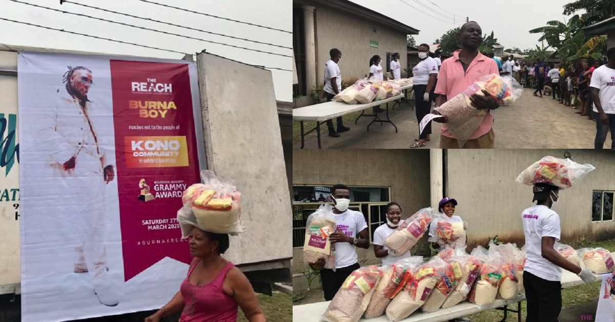 Burna Boy distributes