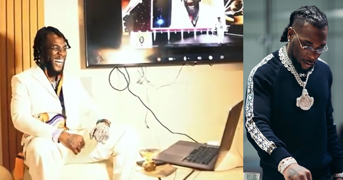 Watch moment Burna Boy was announced winner of Best Global Music Album at the 2021 Grammys (video)