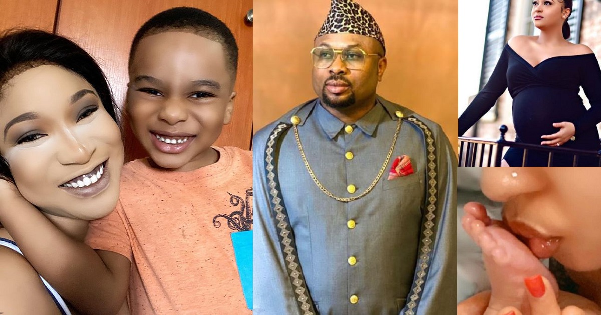 Nigerians drags Churchill as he names Rosy’s new baby the same name as Tonto Dikeh’s son