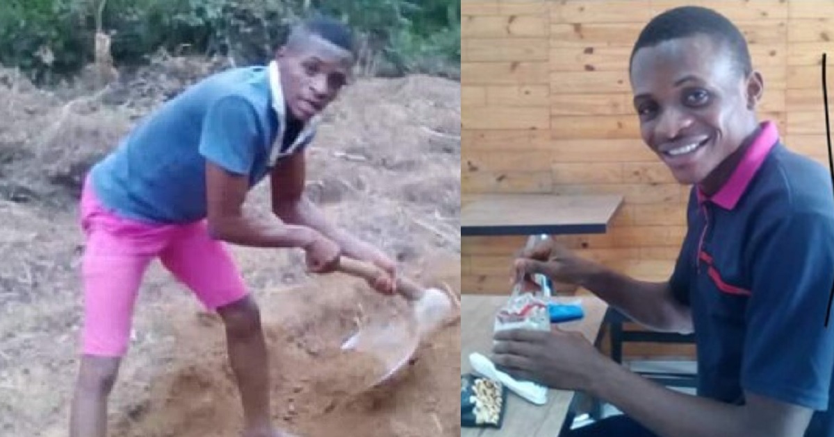 First-class Mathematics graduate who went viral after sharing photos of himself farming, bags PhD scholarship in US