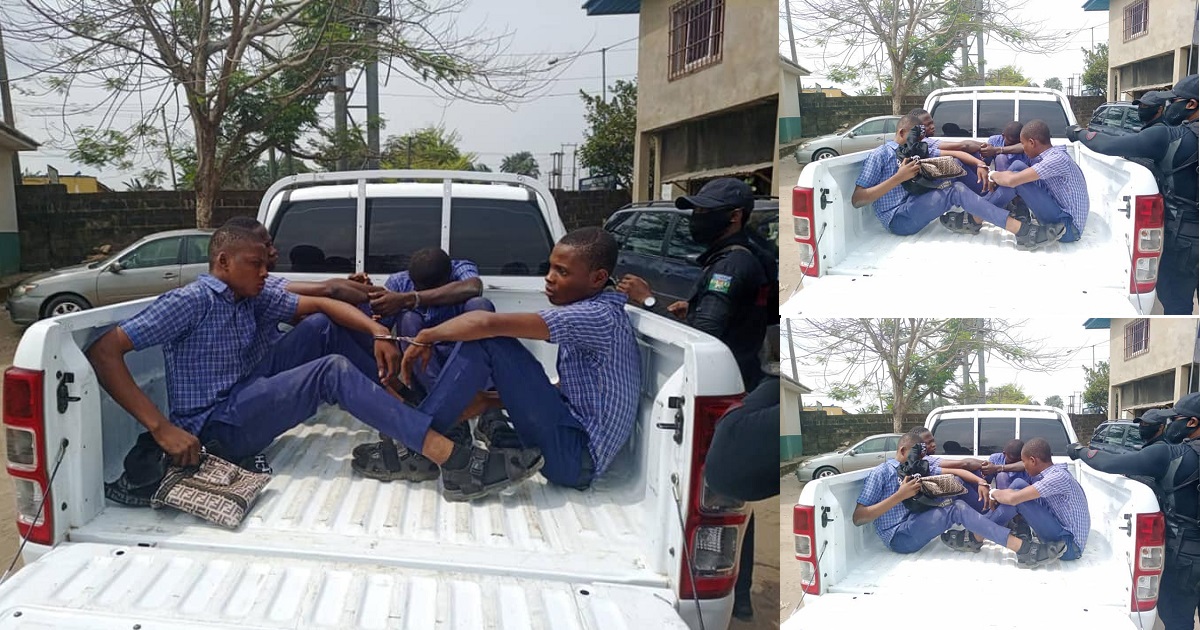 Four secondary school students handed over to police over alleged involvement in cultism in Calabar.