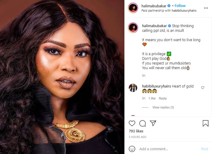 Halima Abubabar slams