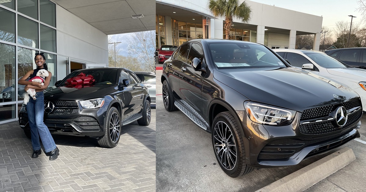 Lady gets Mercedes Benz as gift from parents for getting accepted into medical school