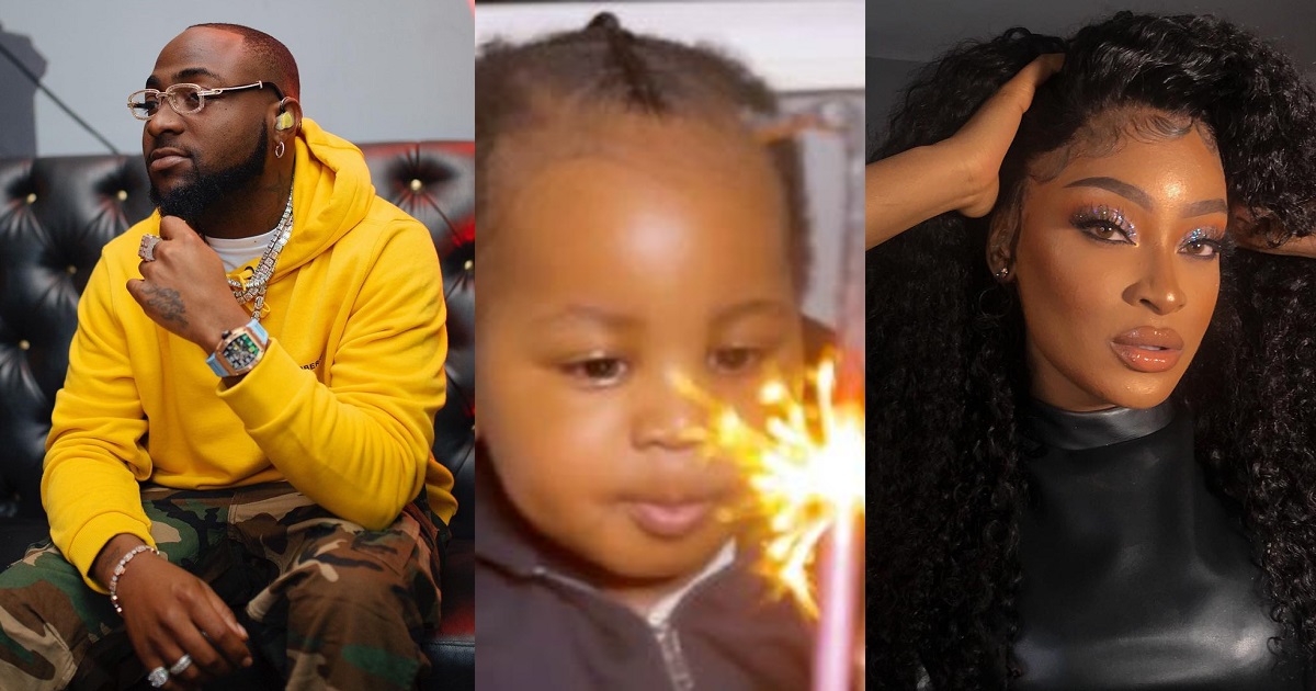 “He looks like Davido and Hailey” – Nigerians reacts as Davido’s alleged fourth baby mama, Larissa London unveils her son’s face (video)