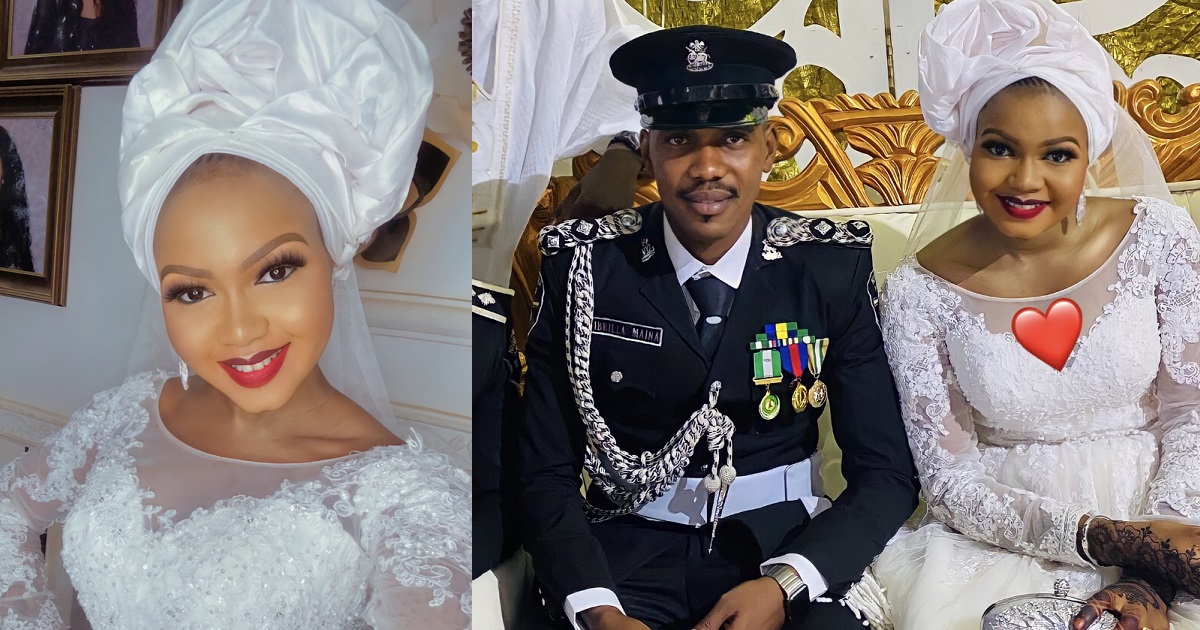 Couple get married after eight months of knowing each other. (Photo)