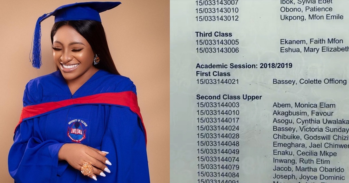 Nursing mother who sat for her final exams while heavily pregnant becomes first and only graduate with First Class in her department’s history in UNICAL