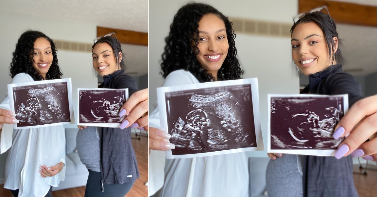 Lady reveals that she and her sister are pregnant and are both having girls on same due date