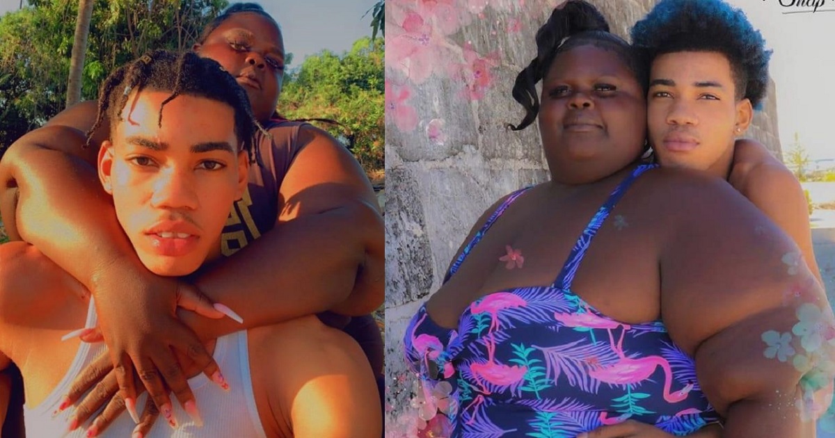 “I love her heart not her looks” – Man says as he shares lovely photos with his chubby girlfriend