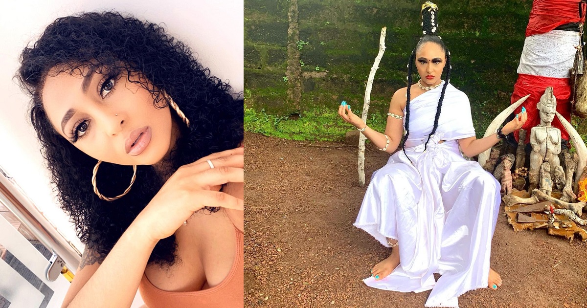 “Na that juju she use collect Tonto Dikeh’s husband” – Reactions as Rosy Meurer shares a ‘unique photo’