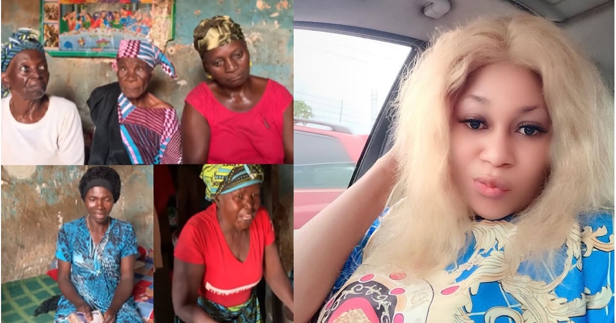 Emotional Moment Widows Shed Tears as Actress Maryam Charles Donated Money to Them
