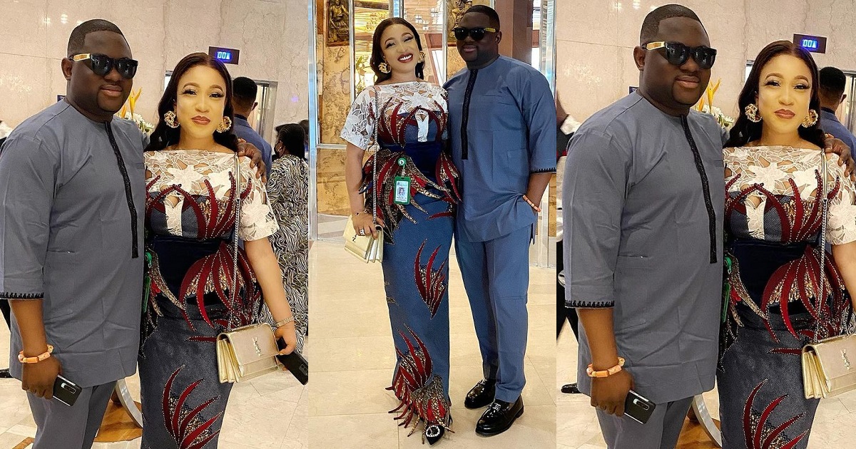 Tonto Dikeh shows off new ‘best friend’, after alleged fall out with Bobrisky
