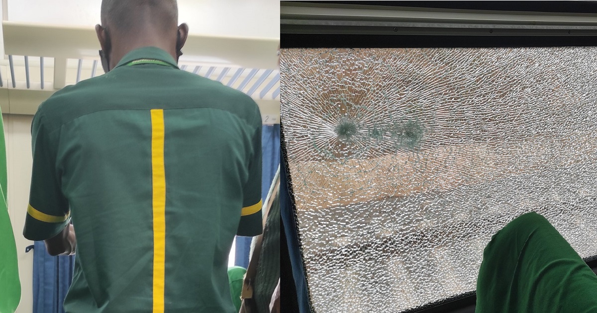 Man narrowly escapes