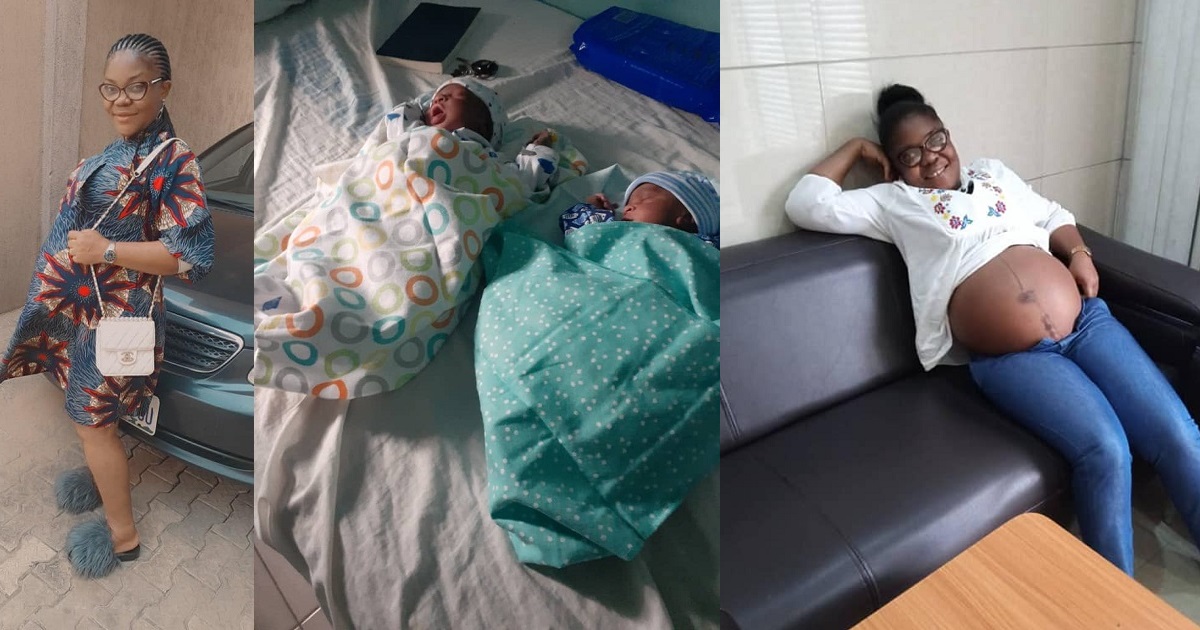 Nigerian woman gives birth to twins after 10 years of marriage