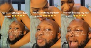 Venita passionately licks