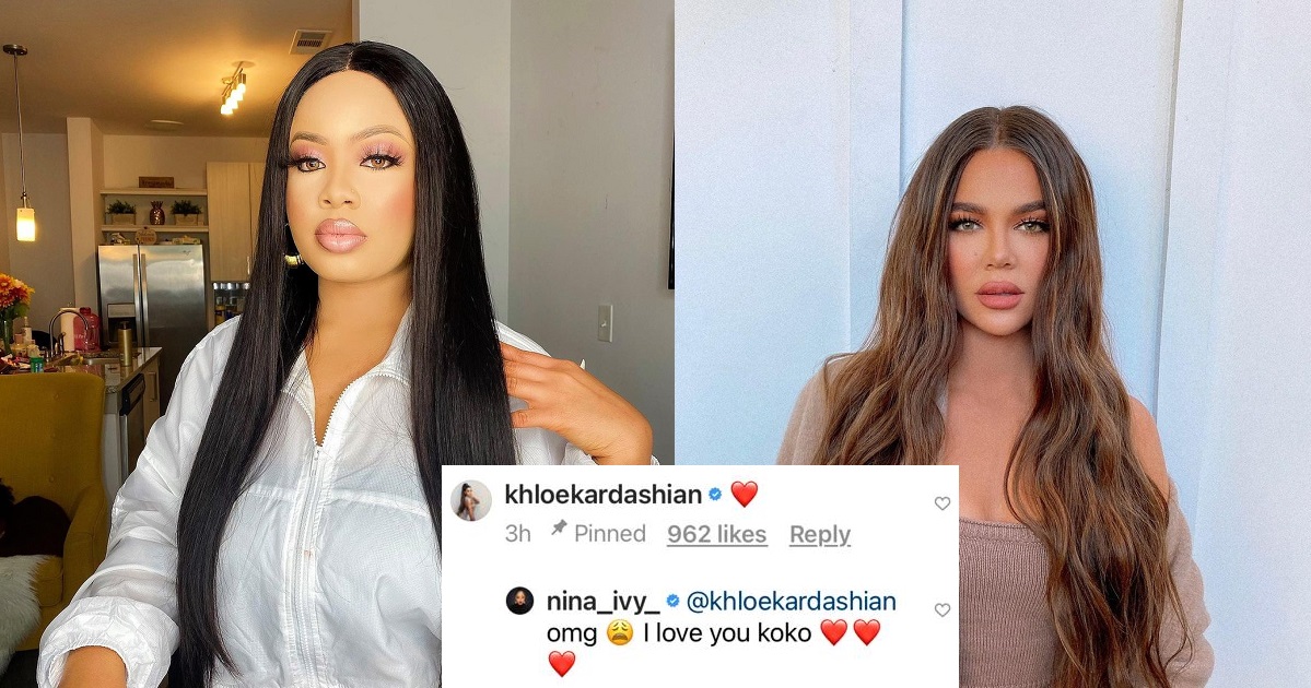 Reality Star, Nina Ivy, makes public announcement after fellow reality star, Khloe Kardashian liked and commented on her post