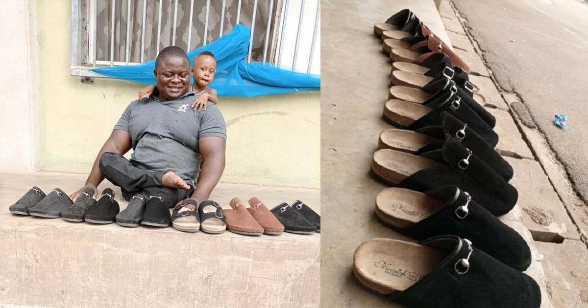 “Disability isn’t inability” – Nigerian man goes viral after showing off his creative works.