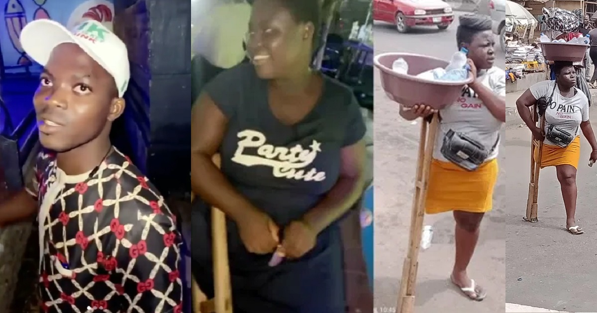 Man declares intention to marry amputee hawker after she was supported with over N14m (Video)