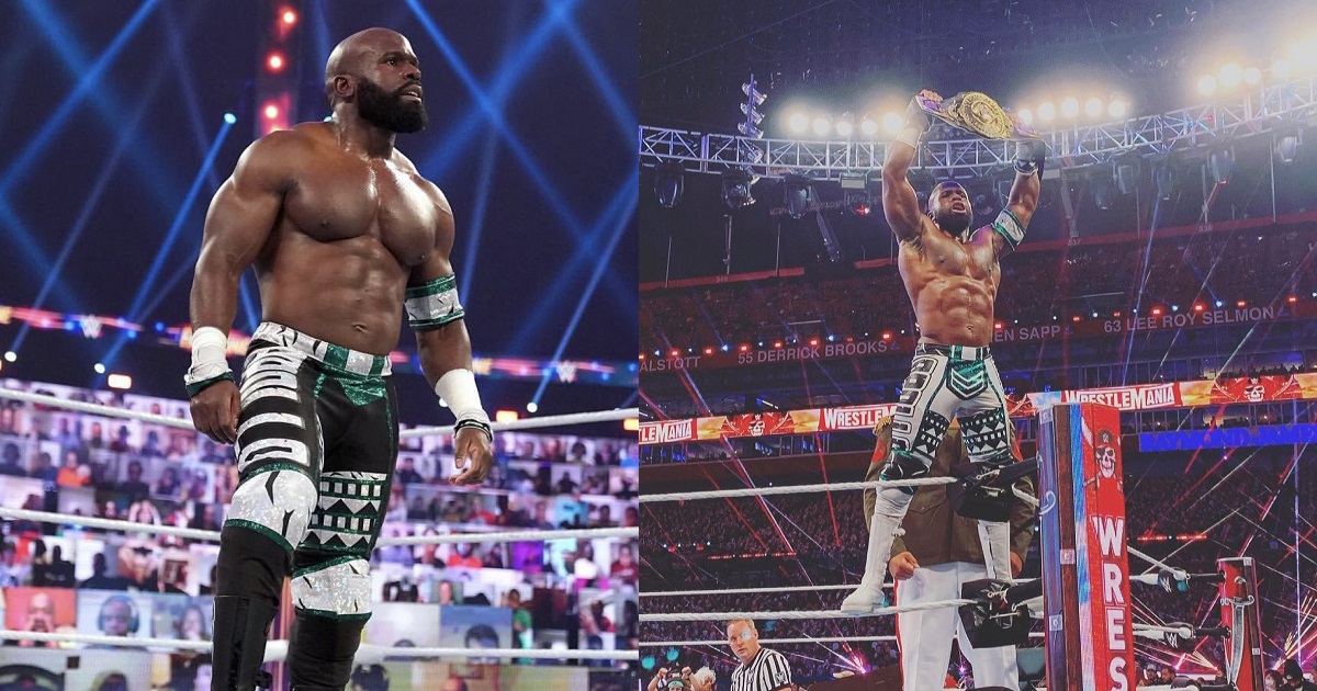 Nigerian WWE star sends strong message after becoming new Intercontinental champion at Wrestlemania 37