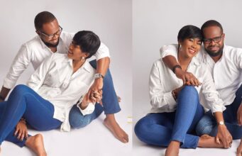 Stephanie Okereke celebrates