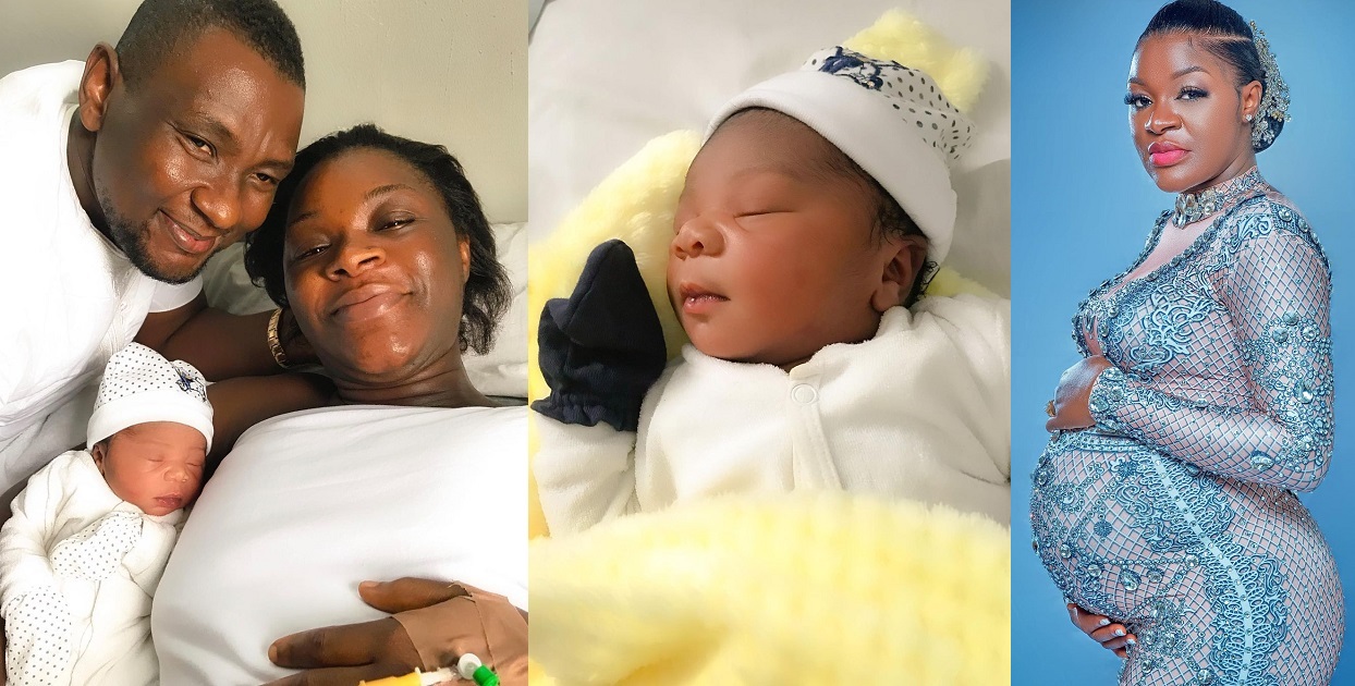 Chacha Eke puts to bed, a bouncing baby girl. (photos)