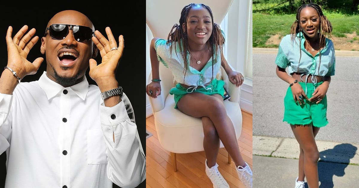 “I don’t see it” – 2Face’s daughter, Ehi reacts to claims that she looks like him (Video)