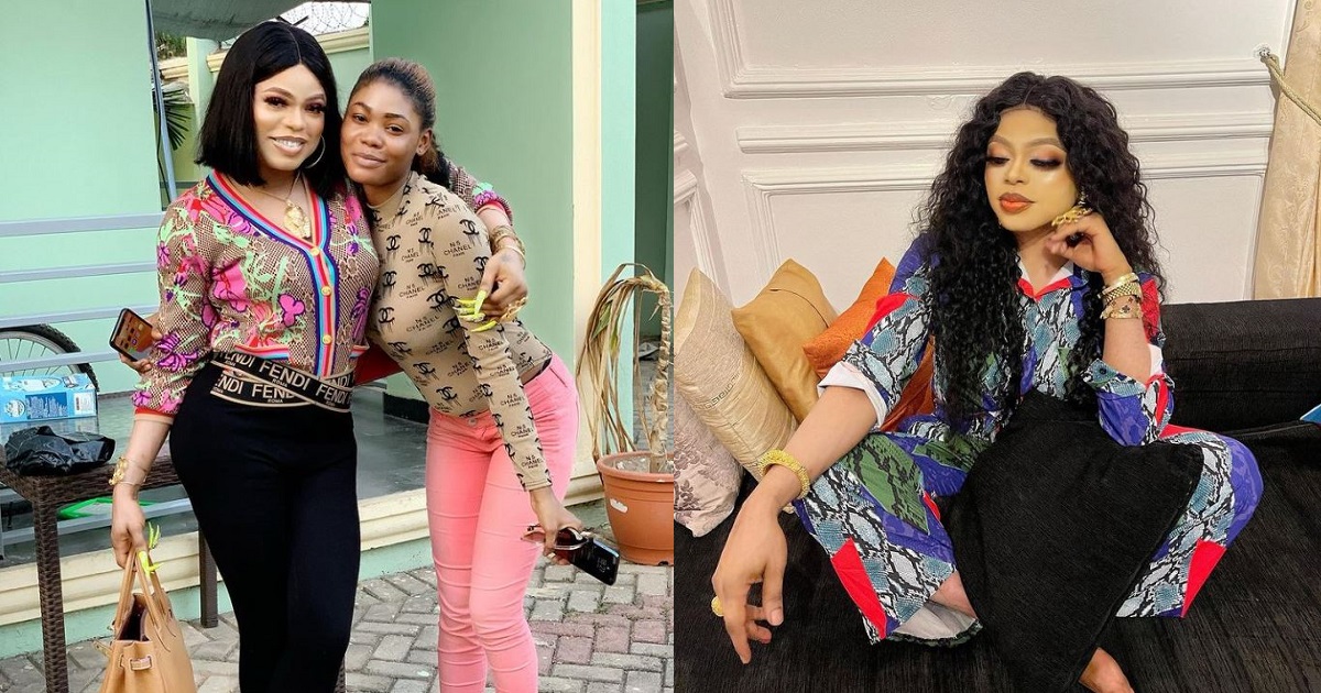 “I help people across the world” – Bobrisky says as he “adopts new daughter” (Photo)