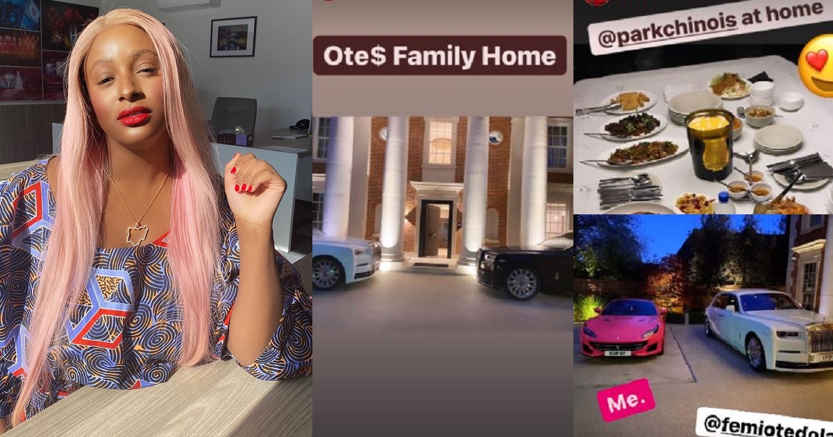 DJ Cuppy shows off Otedola family home in London (Photos)