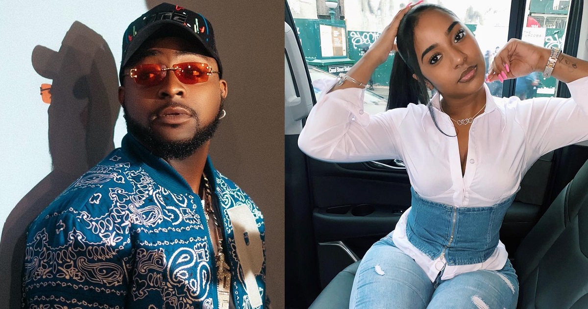 Davido allegedly clashes with new girlfriend, Mya Yafai over leaked kissing photos