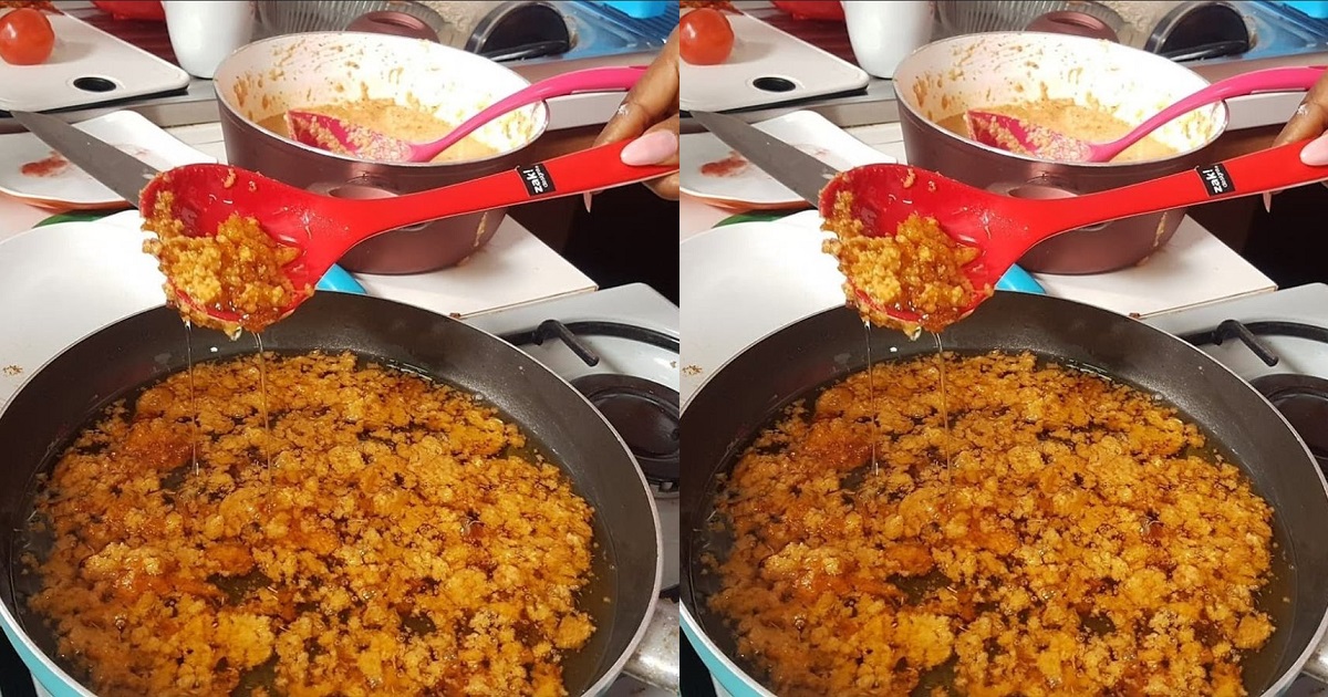 Nigerian lady shares photo of the “Akara,” her friend made.