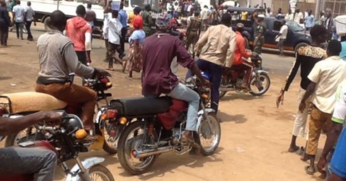Reactions as lady gives savage response to okada man who called her an