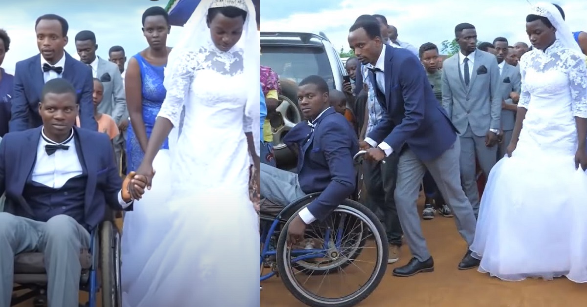 How I got married to the love of my life despite being paralysed – Man shares love story (Video)