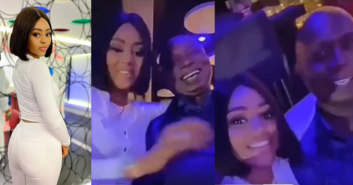 “Better divorce the old man and marry a fresh boy” – Troll tells Regina Daniels after spotting her clubbing with Ned (Video)