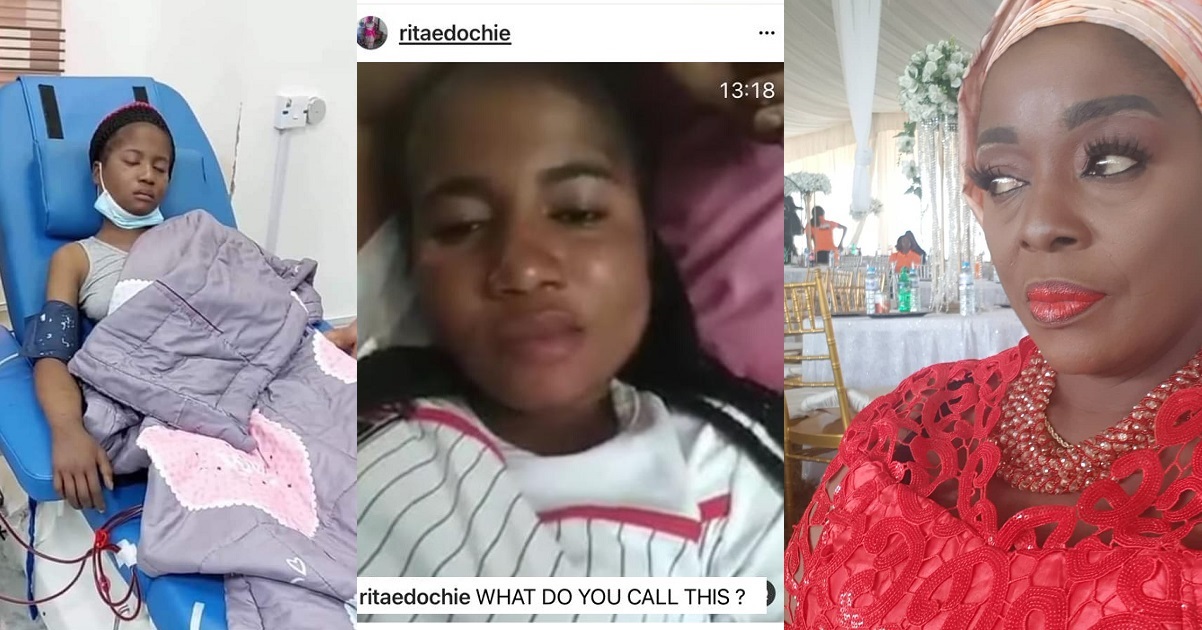 “Can you just allow the dead rest in peace?” – Nigerians blast Rita Edochie, after she shared a video of Late Ada Jesus.
