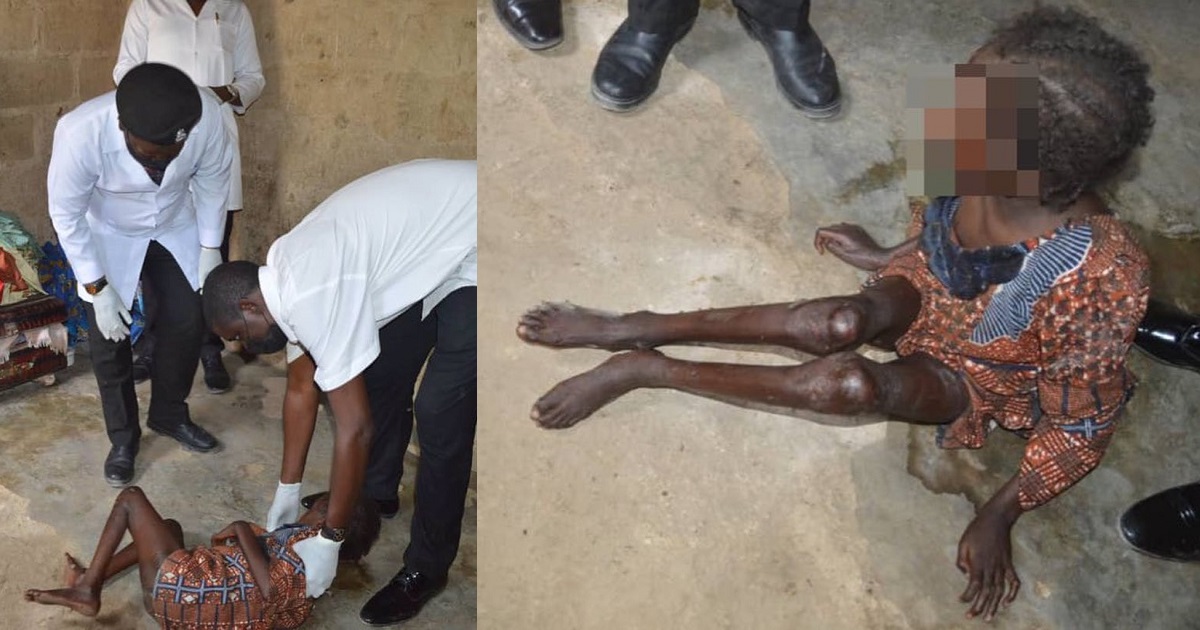 Police rescue 15 year old girl allegedly confined in a room for 10 years by parents in Kano (photos)