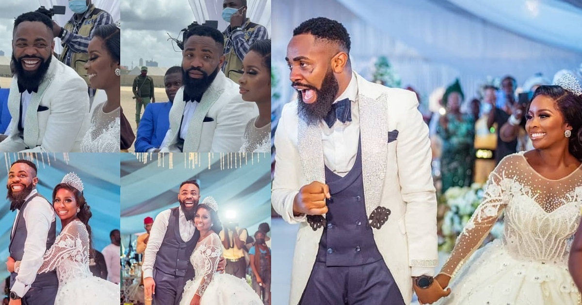 Photos from the white wedding of Comedian Arole
