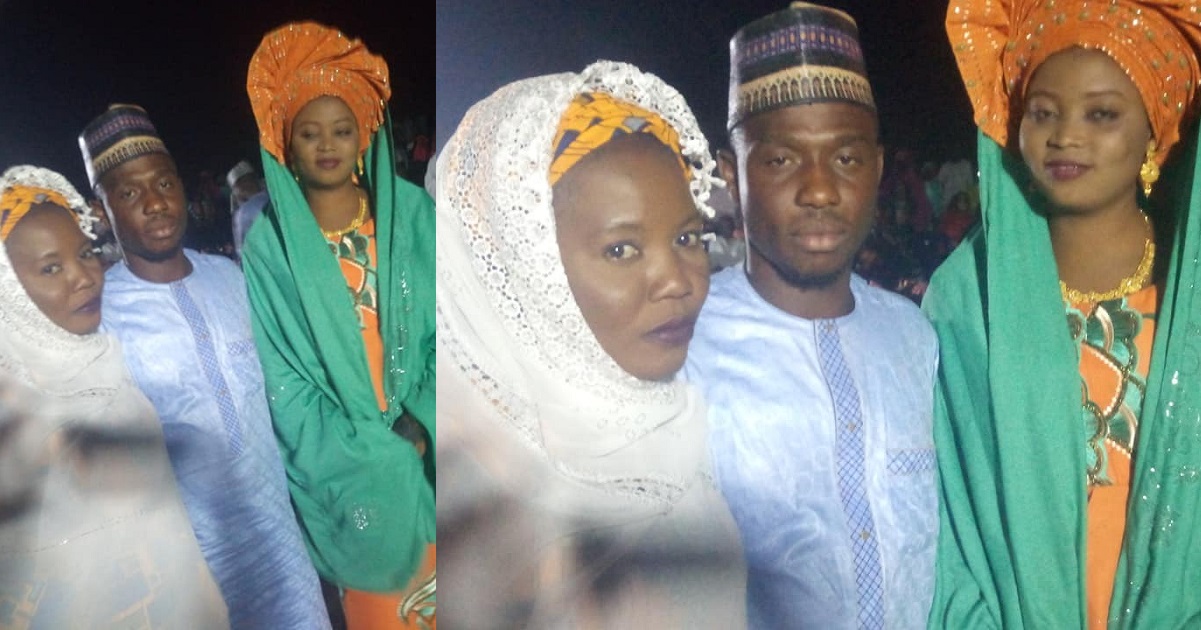 Handsome Man marries two wives same day in Abuja (Photo)