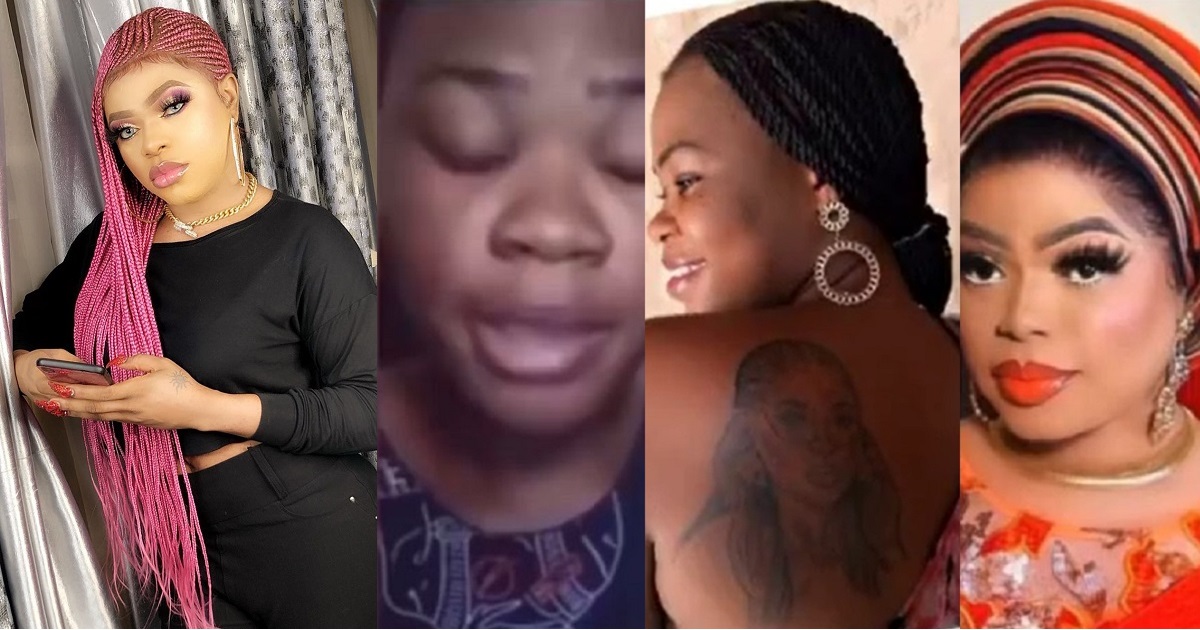 Lady who tattooed Bobrisky on her body, now homeless, begs for help (video)