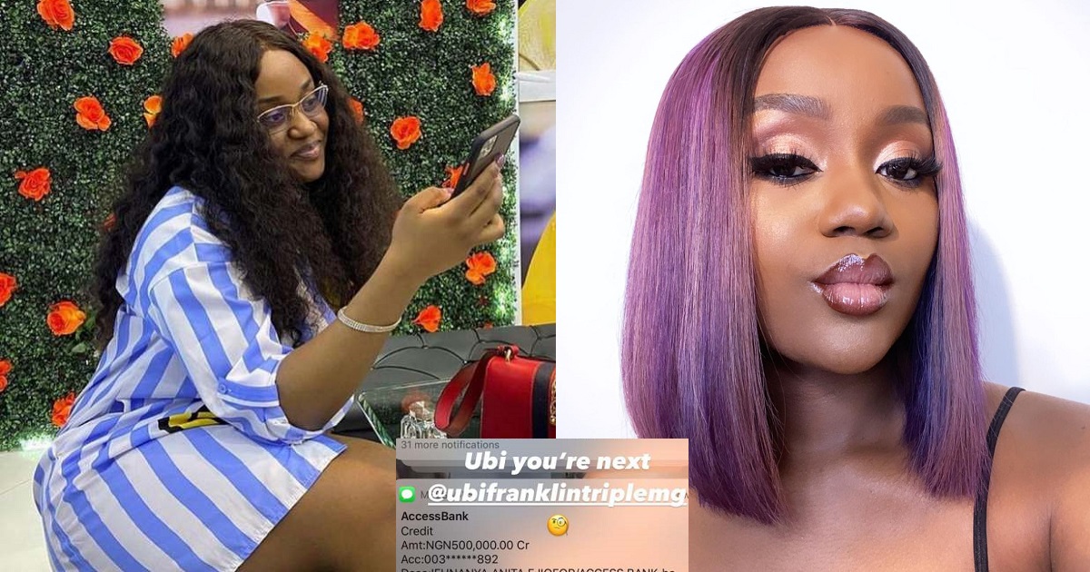 Chioma Rowland shows off huge credit alert she received as birthday gift