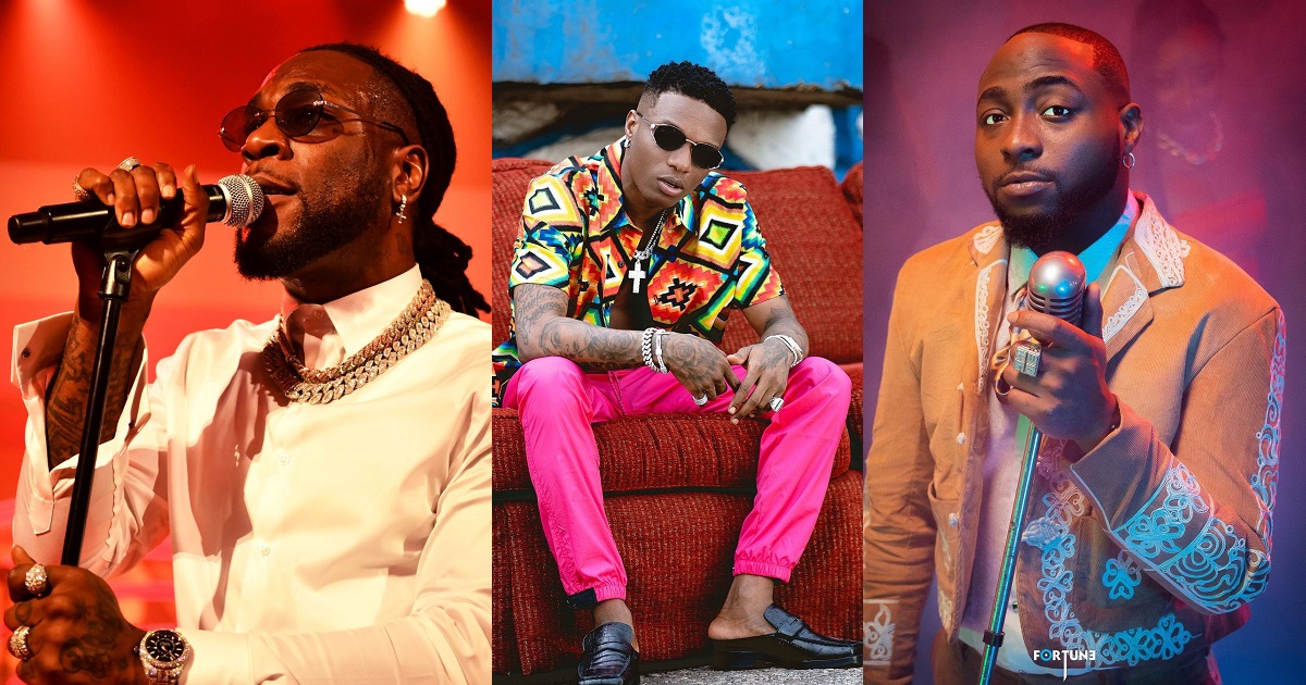 Burna Boy, Davido, Wizkid make Forbes Africa Icons list