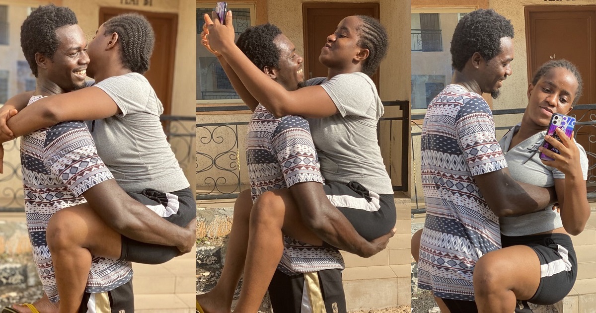 Man who made jest of Twitter Lady’s height, shares loved-up photos with her as they are now dating