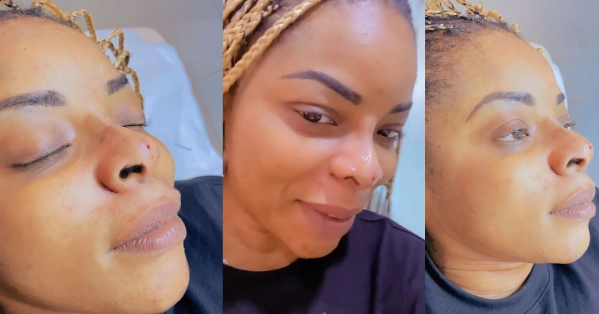 Laura Ikeji undergoes nose lift cosmetic surgery (Photos/video)