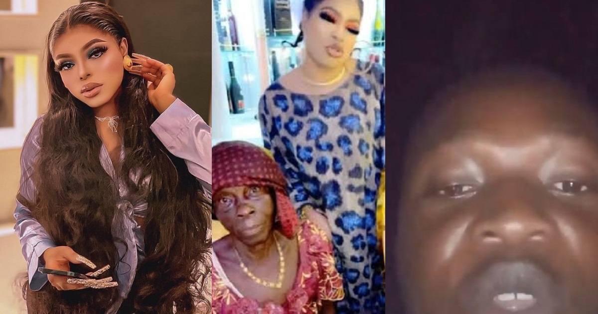 “Bobrisky wanted to rape me that’s why I ran” – Grandson of viral elderly woman who Bobrisky promised to help alleges