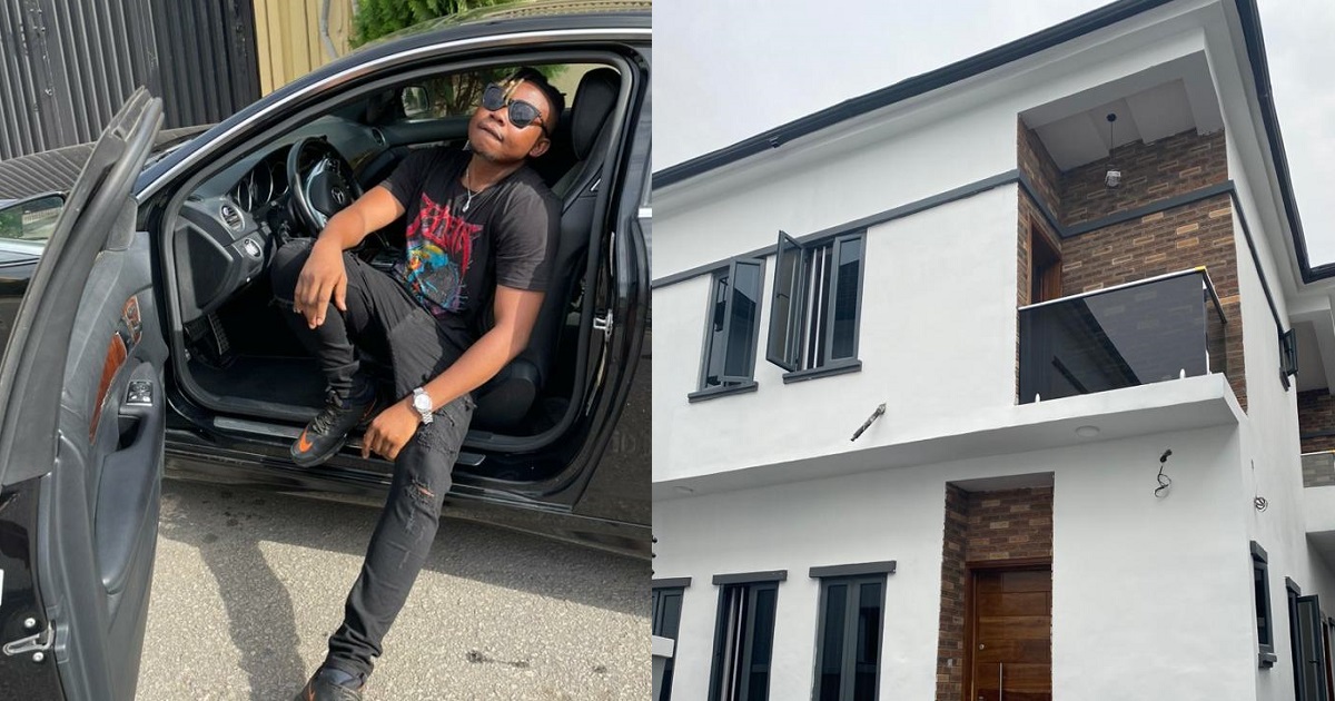 ‘Maserati’ Singer, Olakira rejoices as he buys first house, new car, and retires his mother