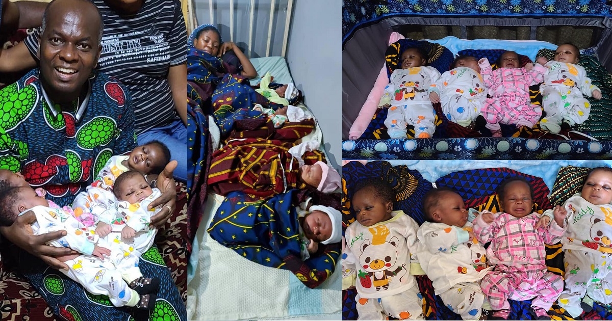 Nigerian woman gives birth to quadruplets after 16 years of marriage