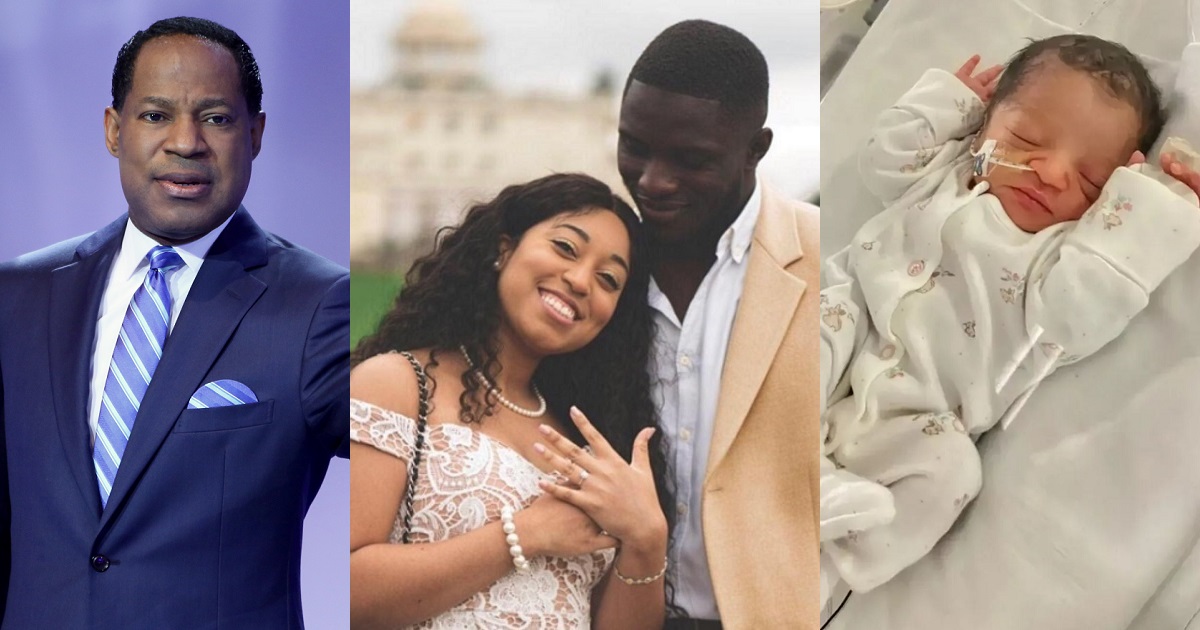 Pastor Chris Oyakhilome’s daughter, Sharon and her husband welcome their first child